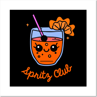 Cocktail Spritz Club Funny Bartender Retro Posters and Art